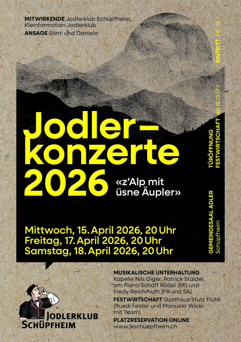 Jodlerkonzerte 2026